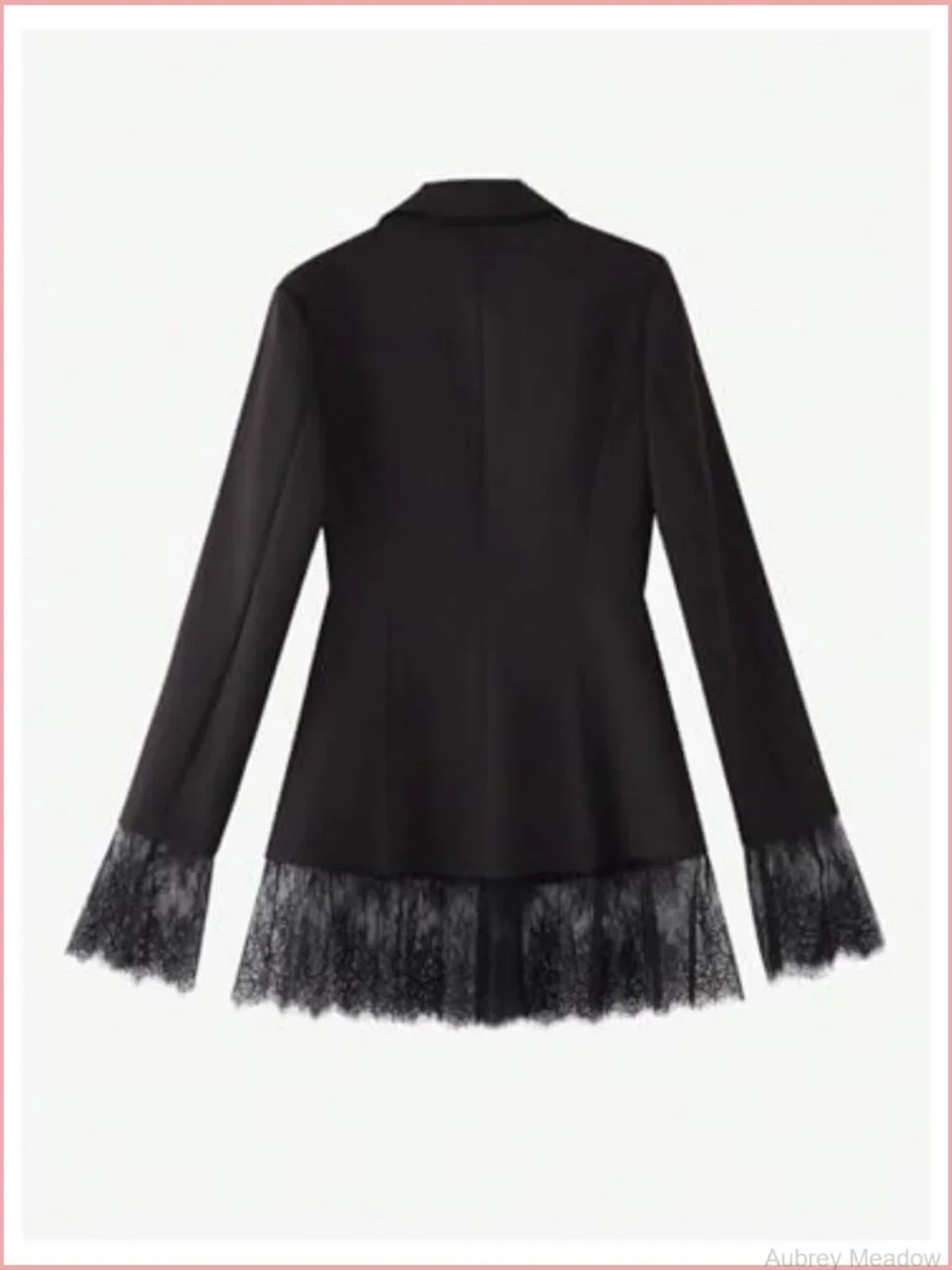Women's Lace Blazer Jacket Long Sleeve Business Casual Office Work Outerwear